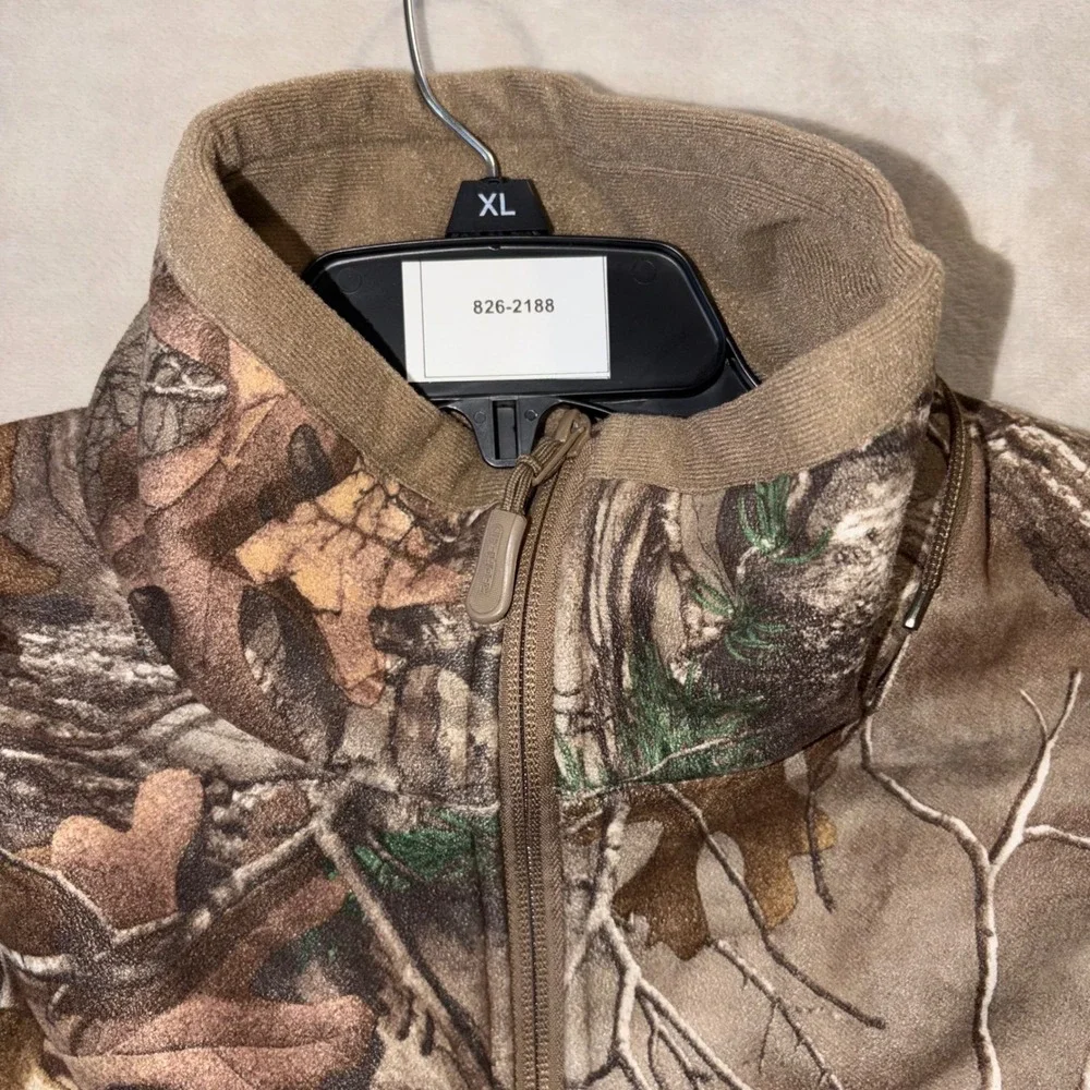 RedHead Tundra Suede Realtree Xtra Camo Sherpa Lined Hunting Jacket Mens Large